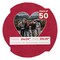 Red Suede Mat Board for 24x24 Frames - Heart Opening for 20x20 Photos